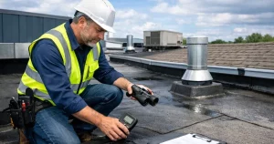 commercial roof inspection process